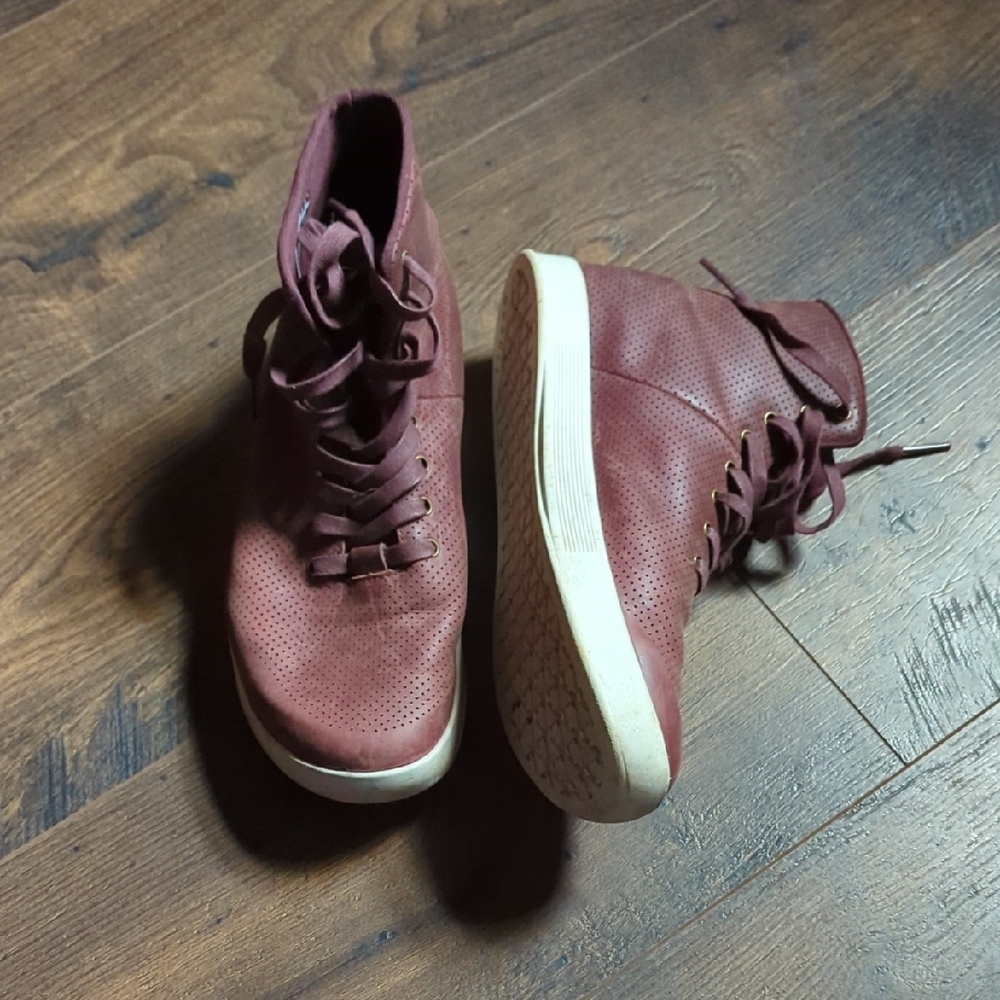 NOBULL Burgundy High-Top Sneakers
